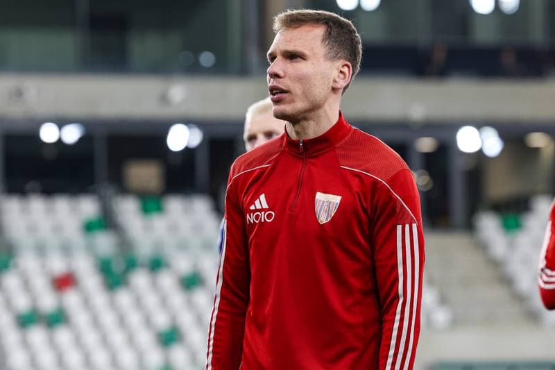 Football. Betclic 1 Liga. Wieczysta Krakow - Polonia Bytom. 23.04.2026