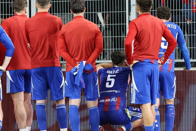 Football. Betclic 1 Liga. Wieczysta Krakow - Polonia Bytom. 23.04.2026