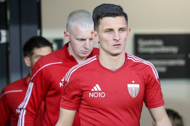 Football. Betclic 1 Liga. Wieczysta Krakow - Polonia Bytom. 23.04.2026