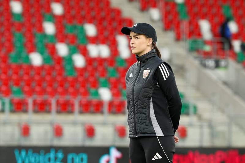 Football. Betclic 1 Liga. Wieczysta Krakow - Polonia Bytom. 23.04.2026