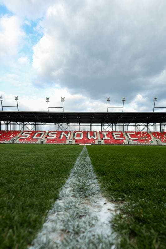 Football. Betclic 1 Liga. Wieczysta Krakow - Polonia Bytom. 23.04.2026