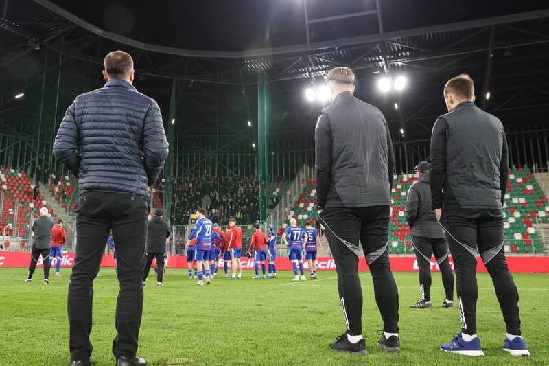 Football. Betclic 1 Liga. Wieczysta Krakow - Polonia Bytom. 23.04.2026