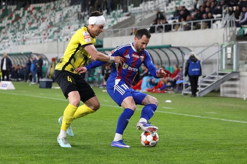 Football. Betclic 1 Liga. Wieczysta Krakow - Polonia Bytom. 23.04.2026