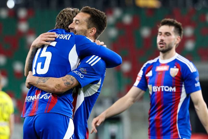Football. Betclic 1 Liga. Wieczysta Krakow - Polonia Bytom. 23.04.2026