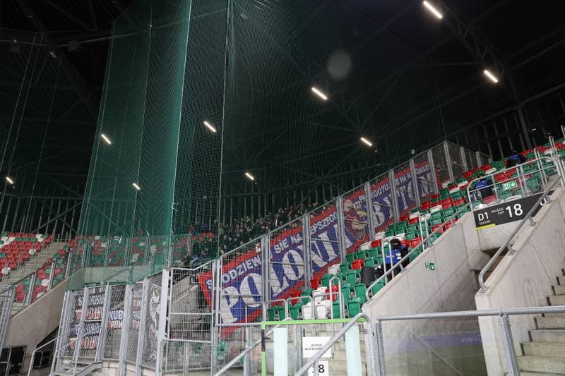 Football. Betclic 1 Liga. Wieczysta Krakow - Polonia Bytom. 23.04.2026