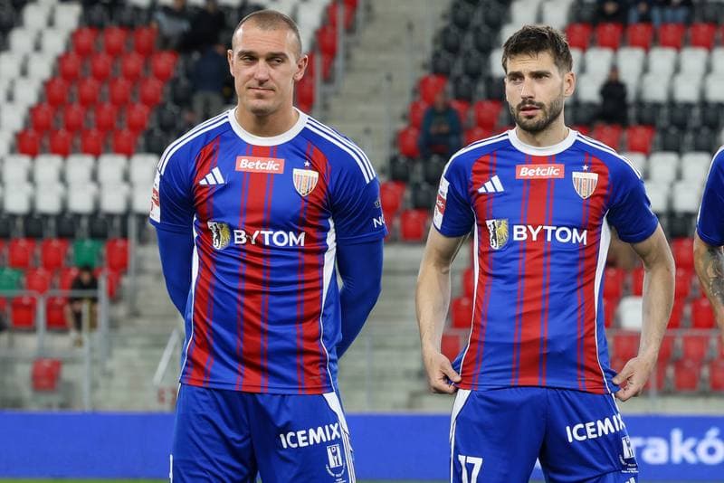 Football. Betclic 1 Liga. Wieczysta Krakow - Polonia Bytom. 23.04.2026