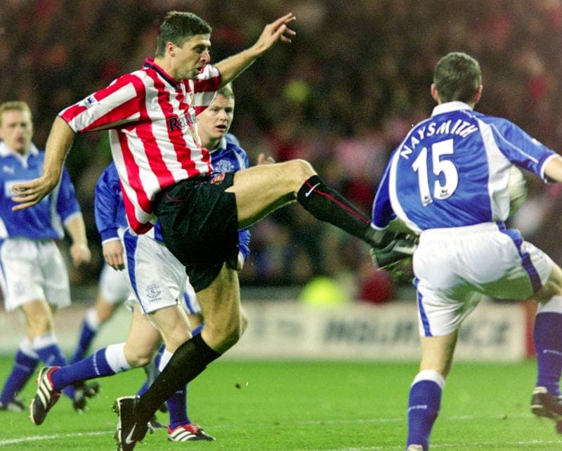Football. Premier League. Sunderland - Everton. 04.12.2000