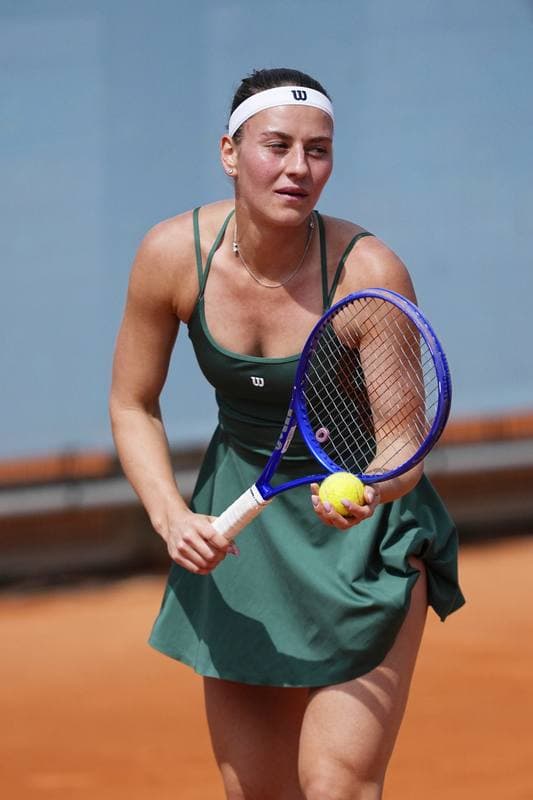 Tennis. Mutua Madrid Open. Karolina Pliskova - Maria Sakkari. 24.04.2026