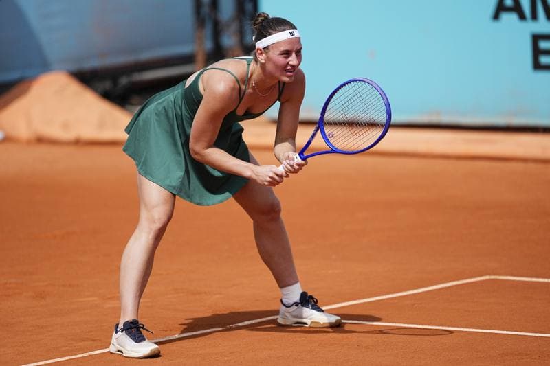 Tennis. Mutua Madrid Open. Karolina Pliskova - Maria Sakkari. 24.04.2026
