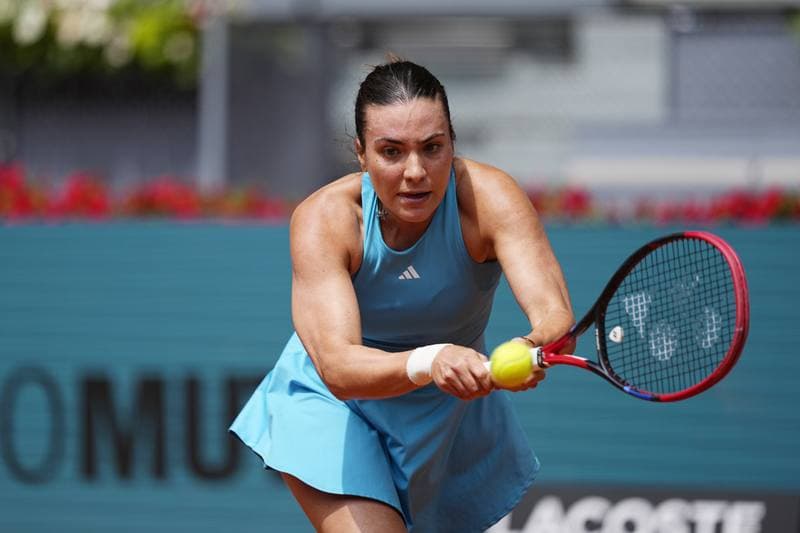 Tennis. Mutua Madrid Open. Karolina Pliskova - Maria Sakkari. 24.04.2026