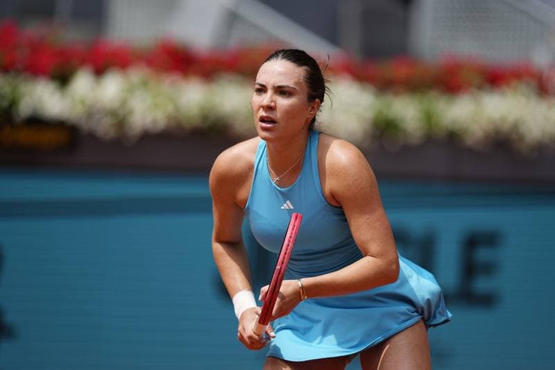 Tennis. Mutua Madrid Open. Karolina Pliskova - Maria Sakkari. 24.04.2026