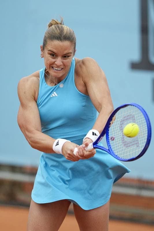 Tennis. Mutua Madrid Open. Karolina Pliskova - Maria Sakkari. 24.04.2026