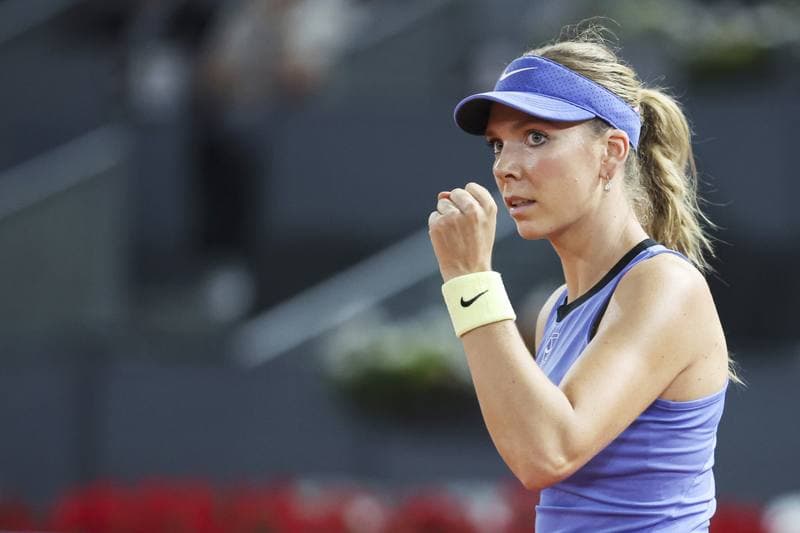 Tennis. Mutua Madrid Open. Karolina Pliskova - Maria Sakkari. 24.04.2026