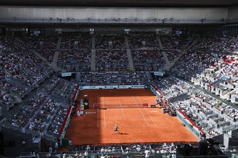 Tennis. Mutua Madrid Open. Karolina Pliskova - Maria Sakkari. 24.04.2026