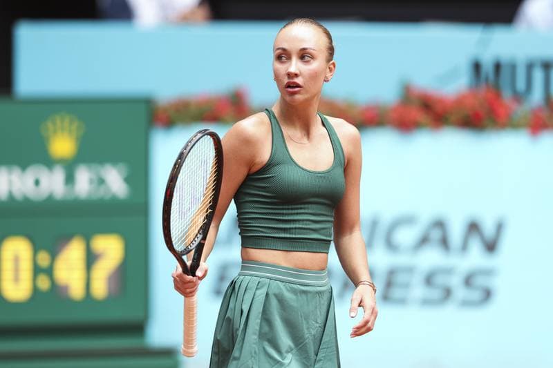 Tennis. Mutua Madrid Open. Karolina Pliskova - Maria Sakkari. 24.04.2026