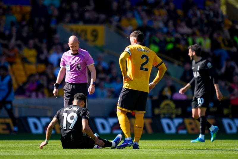 Football. Premier League. Wolverhampton Wanderers - Tottenham Hotspur. 25.04.2026