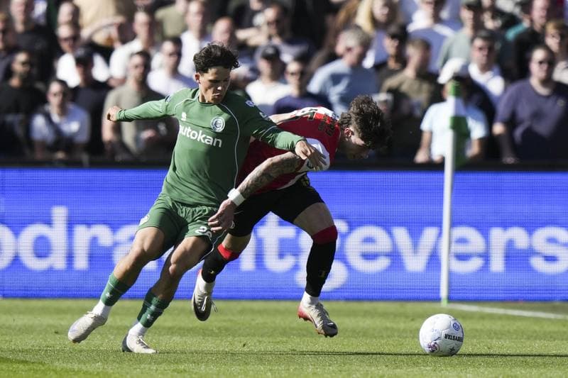 Football. Eredivisie. Feyenoord - FC Groningen. 25.04.2026
