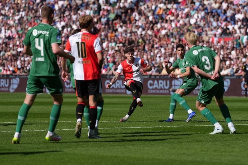 Football. Eredivisie. Feyenoord - FC Groningen. 25.04.2026