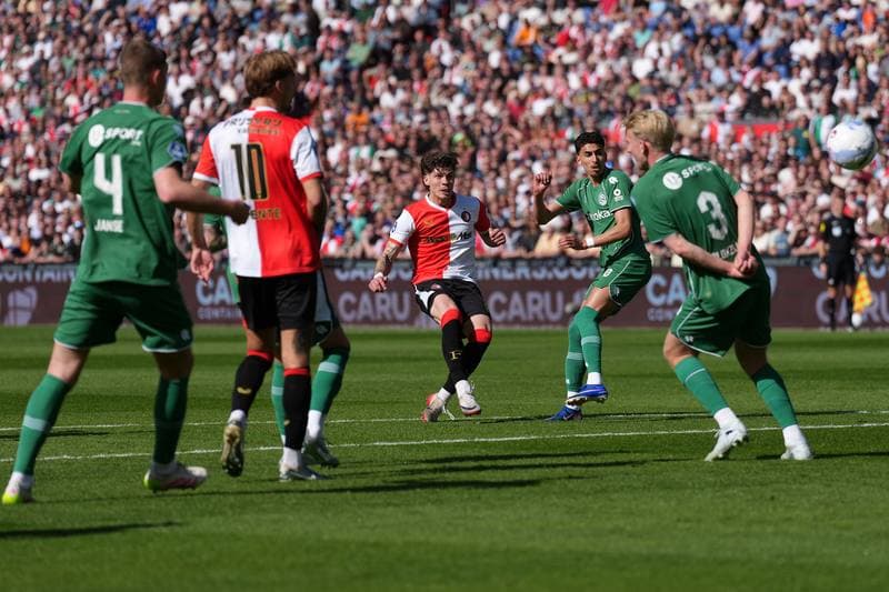 Football. Eredivisie. Feyenoord - FC Groningen. 25.04.2026