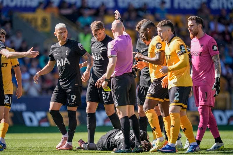 Football. Premier League. Wolverhampton Wanderers - Tottenham Hotspur. 25.04.2026