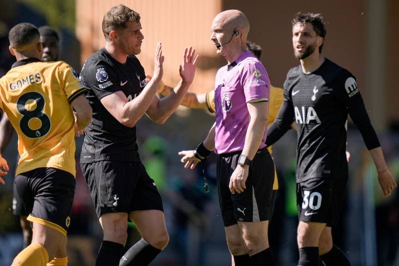 Football. Premier League. Wolverhampton Wanderers - Tottenham Hotspur. 25.04.2026