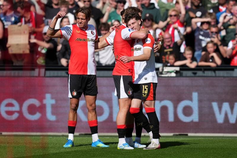 Football. Eredivisie. Feyenoord - FC Groningen. 25.04.2026