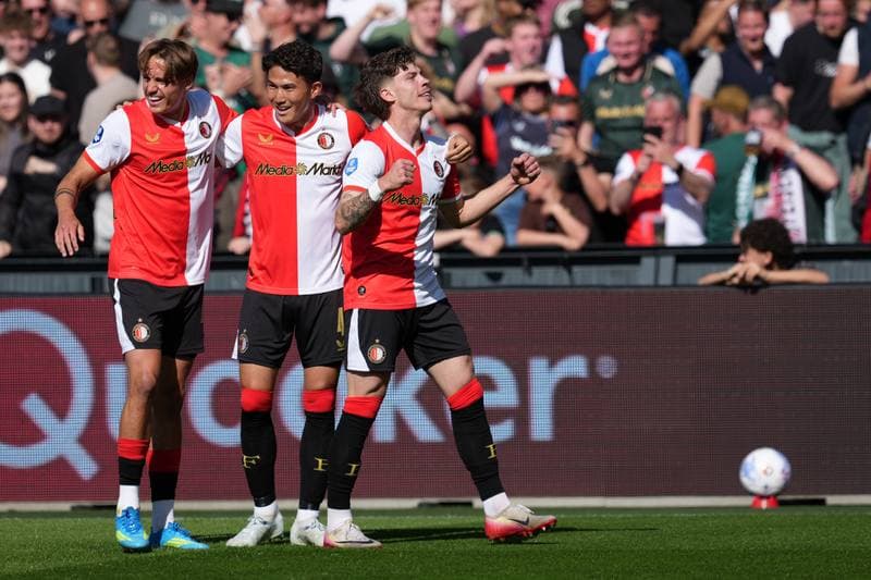 Football. Eredivisie. Feyenoord - FC Groningen. 25.04.2026