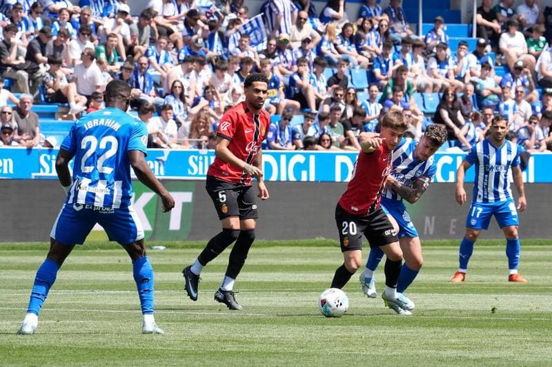 Football. La Liga. Deportivo Alaves - Mallorca. 25.04.2026