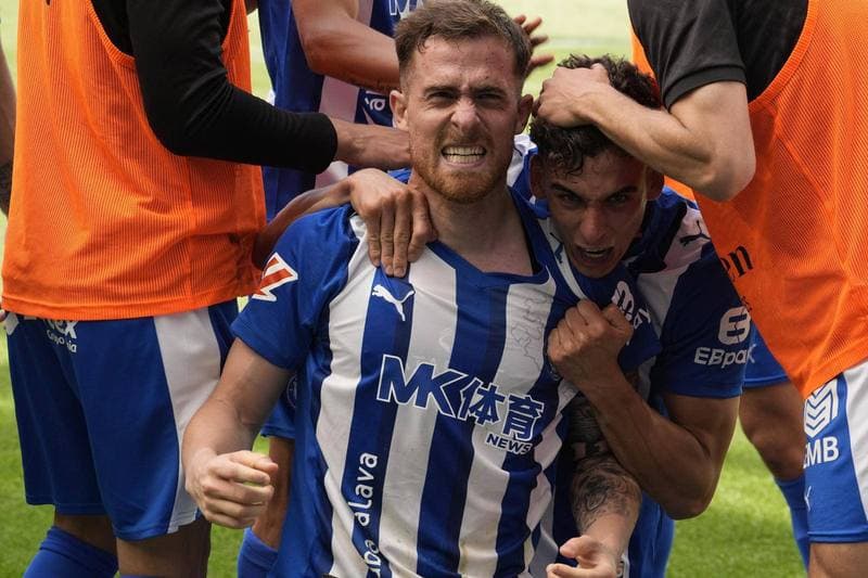 Football. La Liga. Deportivo Alaves - Mallorca. 25.04.2026
