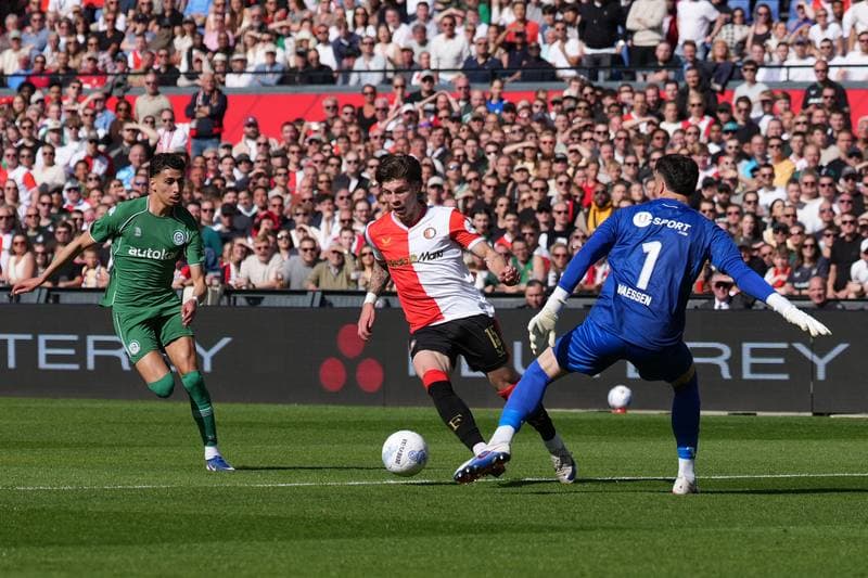 Football. Eredivisie. Feyenoord - FC Groningen. 25.04.2026