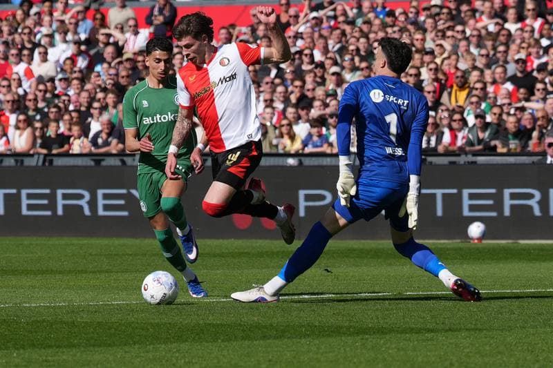 Football. Eredivisie. Feyenoord - FC Groningen. 25.04.2026