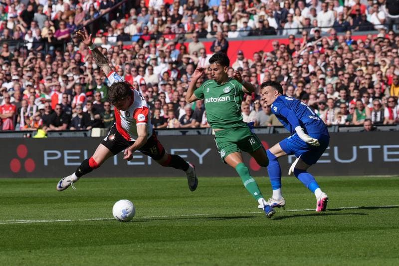 Football. Eredivisie. Feyenoord - FC Groningen. 25.04.2026