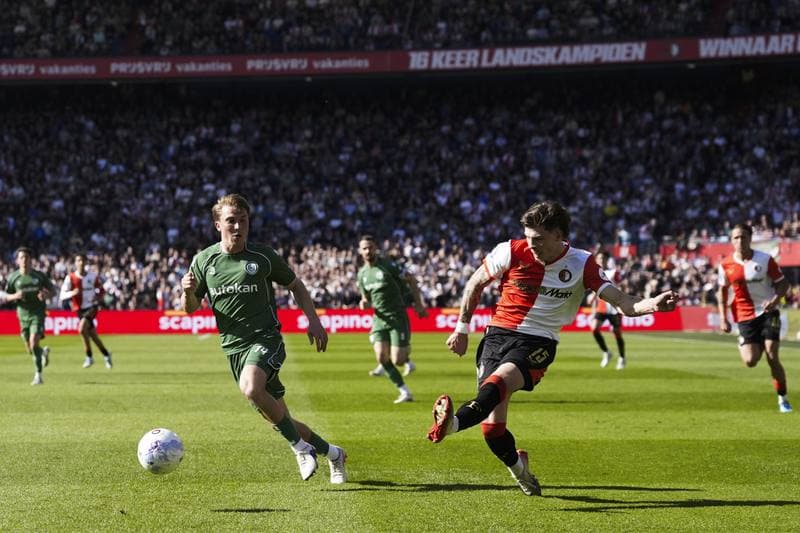 Football. Eredivisie. Feyenoord - FC Groningen. 25.04.2026