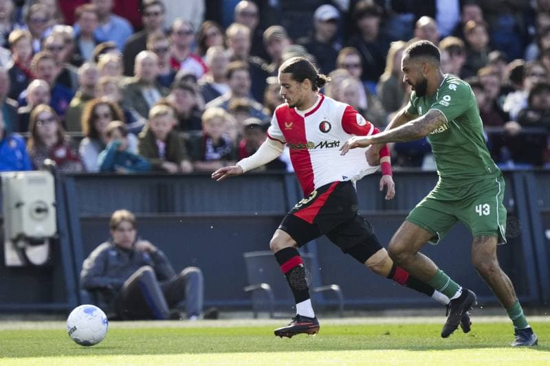 Football. Eredivisie. Feyenoord - FC Groningen. 25.04.2026