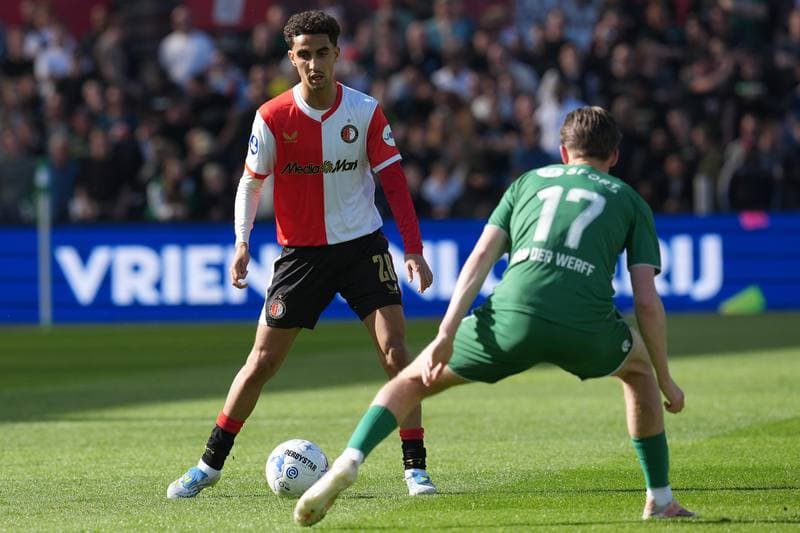 Football. Dutch Eredivisie. Feyenoord - FC Groningen. 25.04.2026