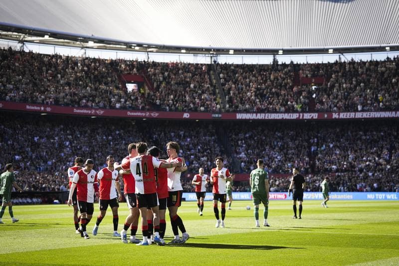 Football. Eredivisie. Feyenoord - FC Groningen. 25.04.2026