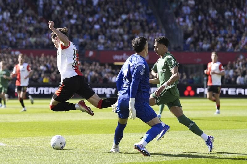 Football. Eredivisie. Feyenoord - FC Groningen. 25.04.2026