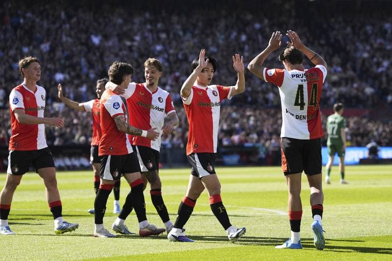Football. Eredivisie. Feyenoord - FC Groningen. 25.04.2026