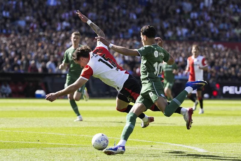 Football. Eredivisie. Feyenoord - FC Groningen. 25.04.2026