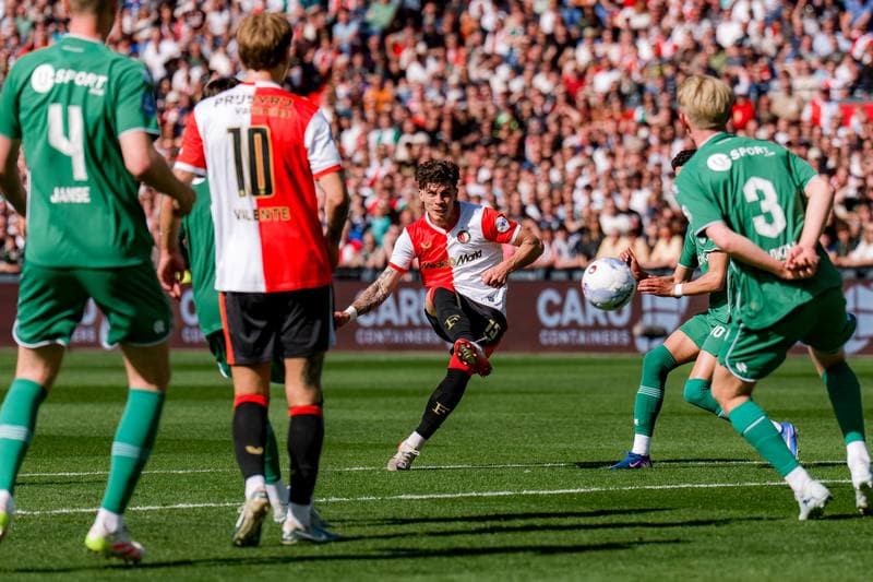 Football. Dutch Eredivisie. Feyenoord - FC Groningen. 25.04.2026