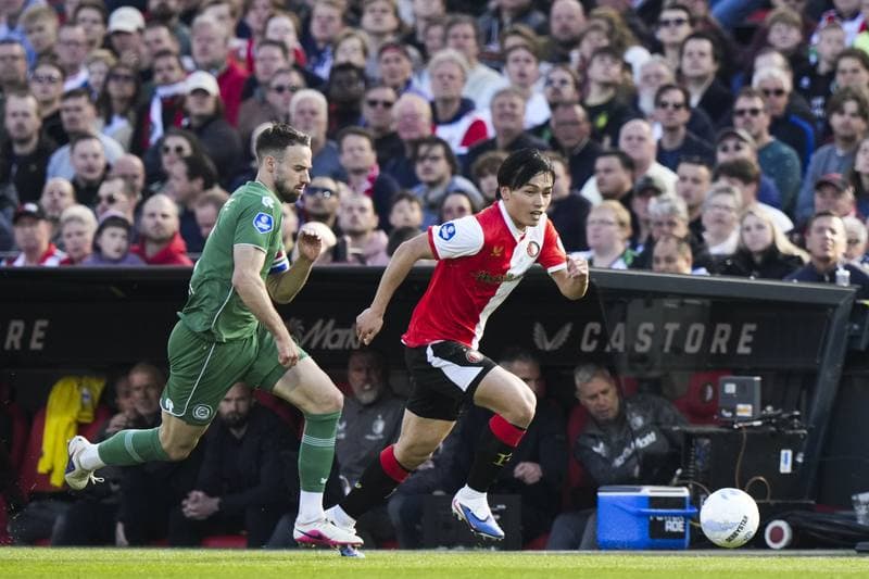 Football. Eredivisie. Feyenoord - FC Groningen. 25.04.2026