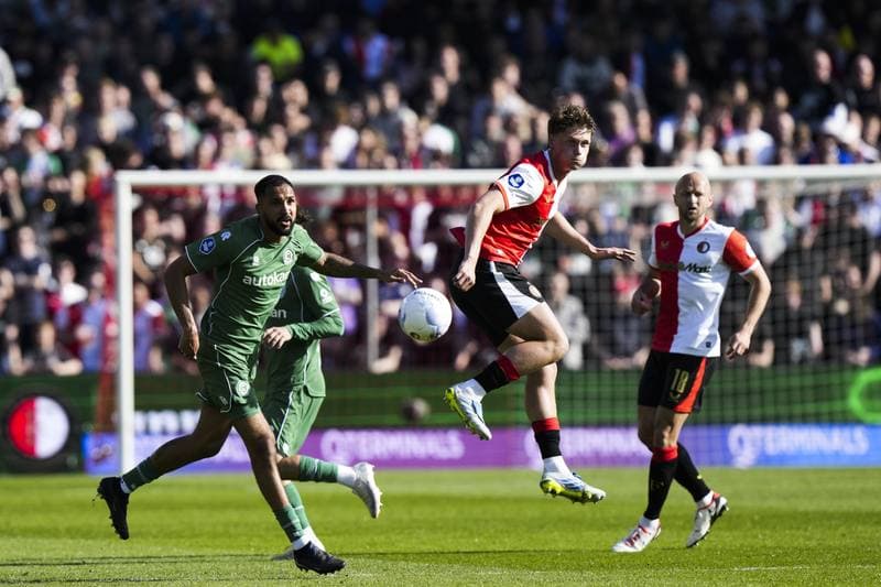 Football. Eredivisie. Feyenoord - FC Groningen. 25.04.2026
