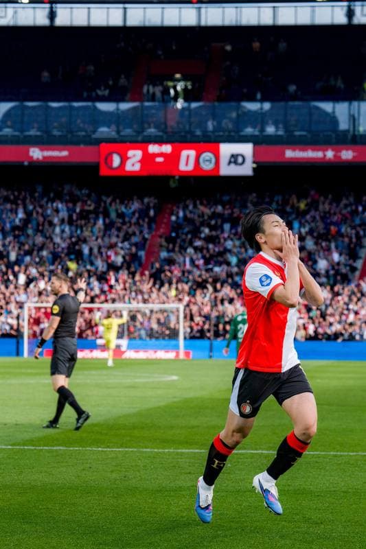 Football. Dutch Eredivisie. Feyenoord - FC Groningen. 25.04.2026