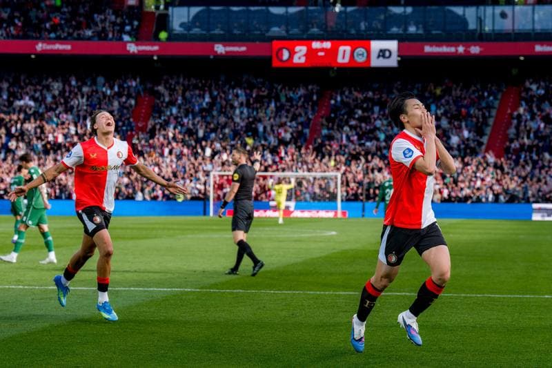 Football. Dutch Eredivisie. Feyenoord - FC Groningen. 25.04.2026