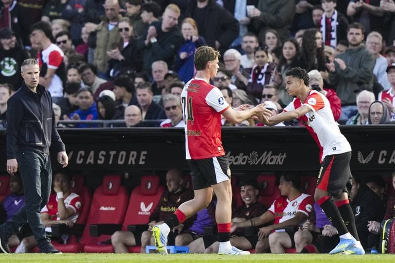 Football. Eredivisie. Feyenoord - FC Groningen. 25.04.2026
