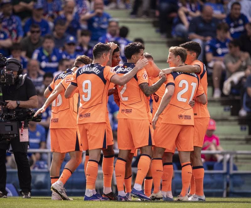 Football. La Liga. Getafe CF - FC Barcelona. 25.04.2026