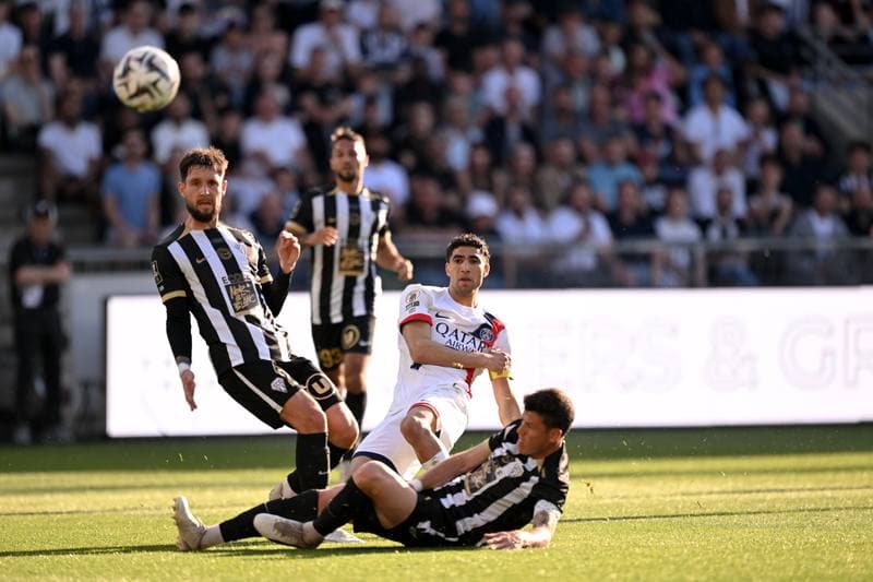 Football. Ligue 1. Angers SCO - Paris Saint-Germain. 25.04.2026