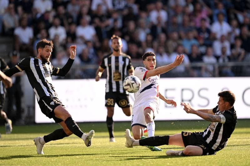 Football. Ligue 1. Angers SCO - Paris Saint-Germain. 25.04.2026