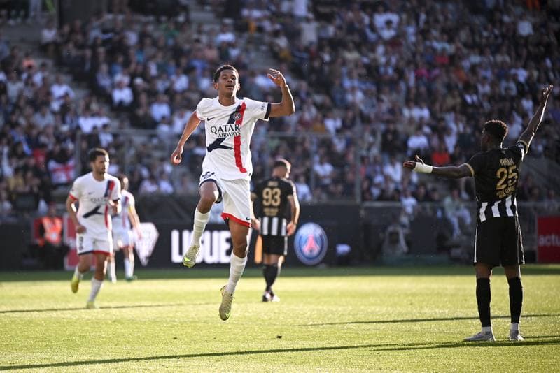 Football. Ligue 1. Angers SCO - Paris Saint-Germain. 25.04.2026