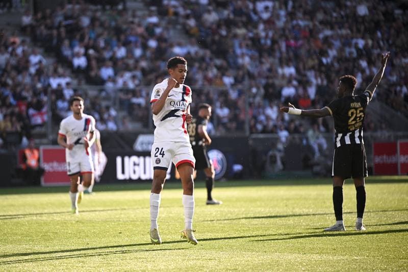 Football. Ligue 1. Angers SCO - Paris Saint-Germain. 25.04.2026